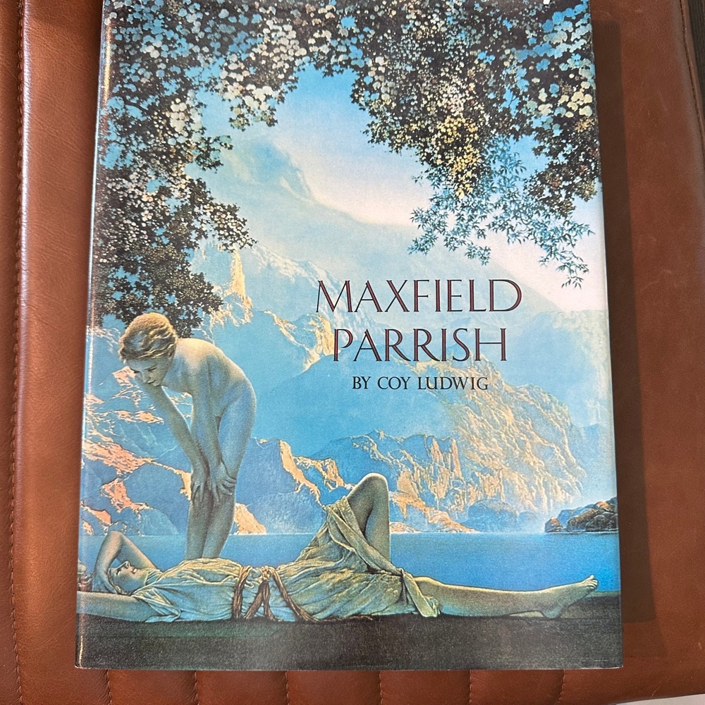 Maxfield Parrish Coy Ludwig Hardcover Art Book 1973 1st Printing Watson-Guptill